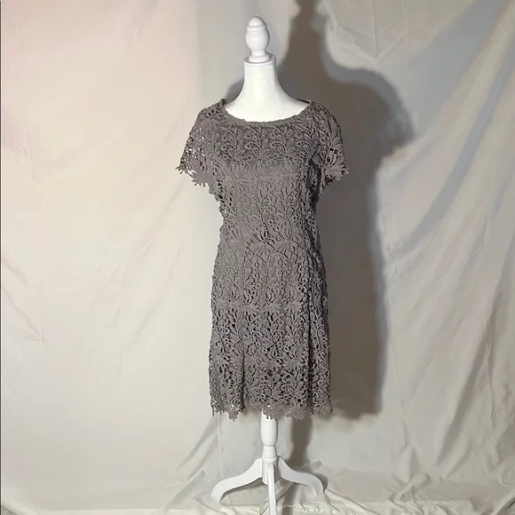 tati lace corset dress black Miss Circle Talia Black Satin Lace Corset Maxi Dress S main image 1